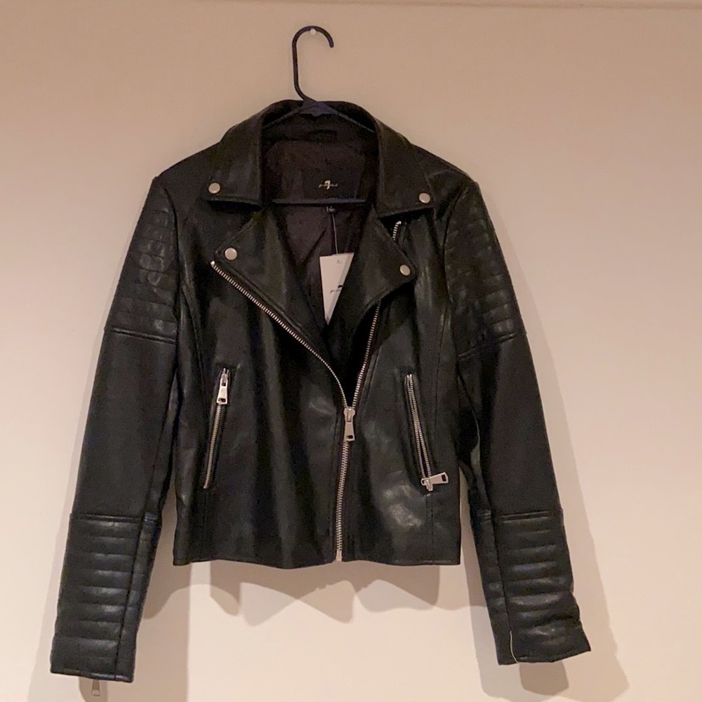7 for All Mankind Leather Jacket